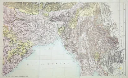 Karte der Bucht von Bengalen, 1898